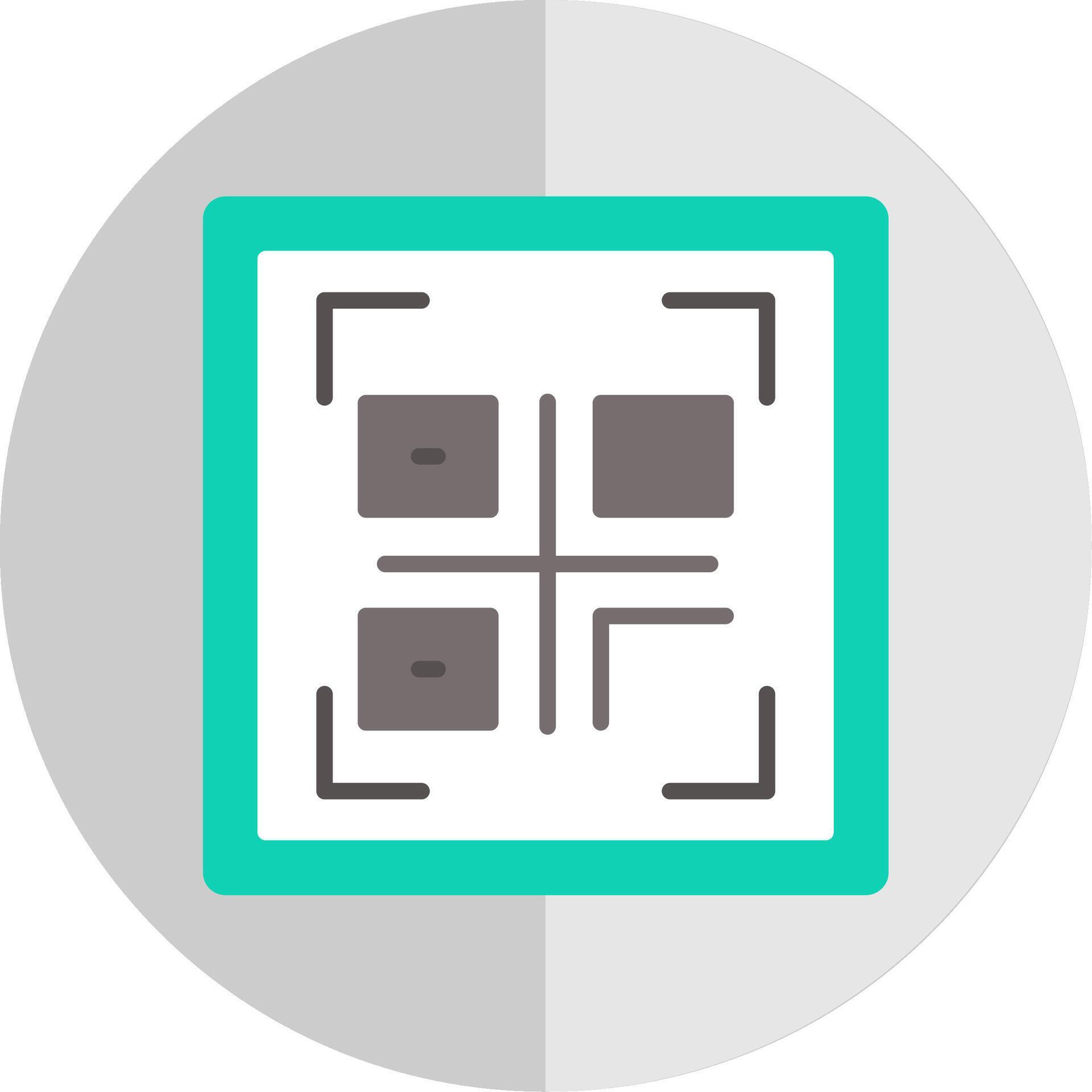 Qr Code Flat Scale Icon 42932361 Vector Art at Vecteezy