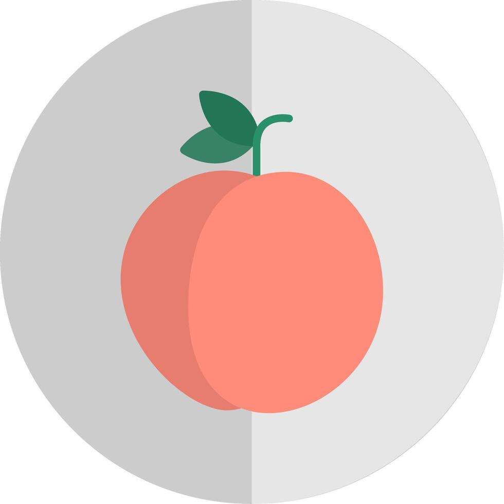Peach Flat Scale Icon vector