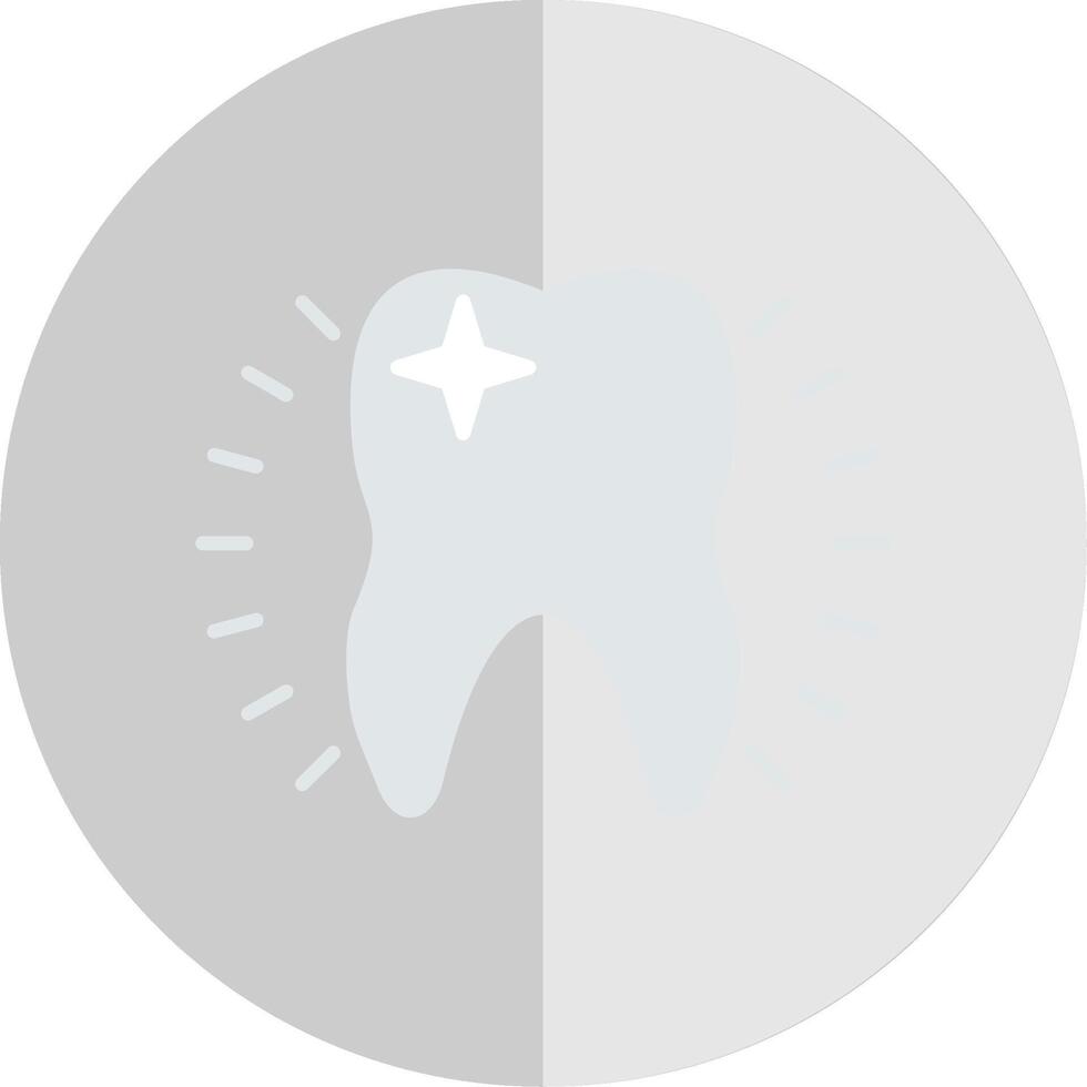 Tooth Flat Scale Icon vector