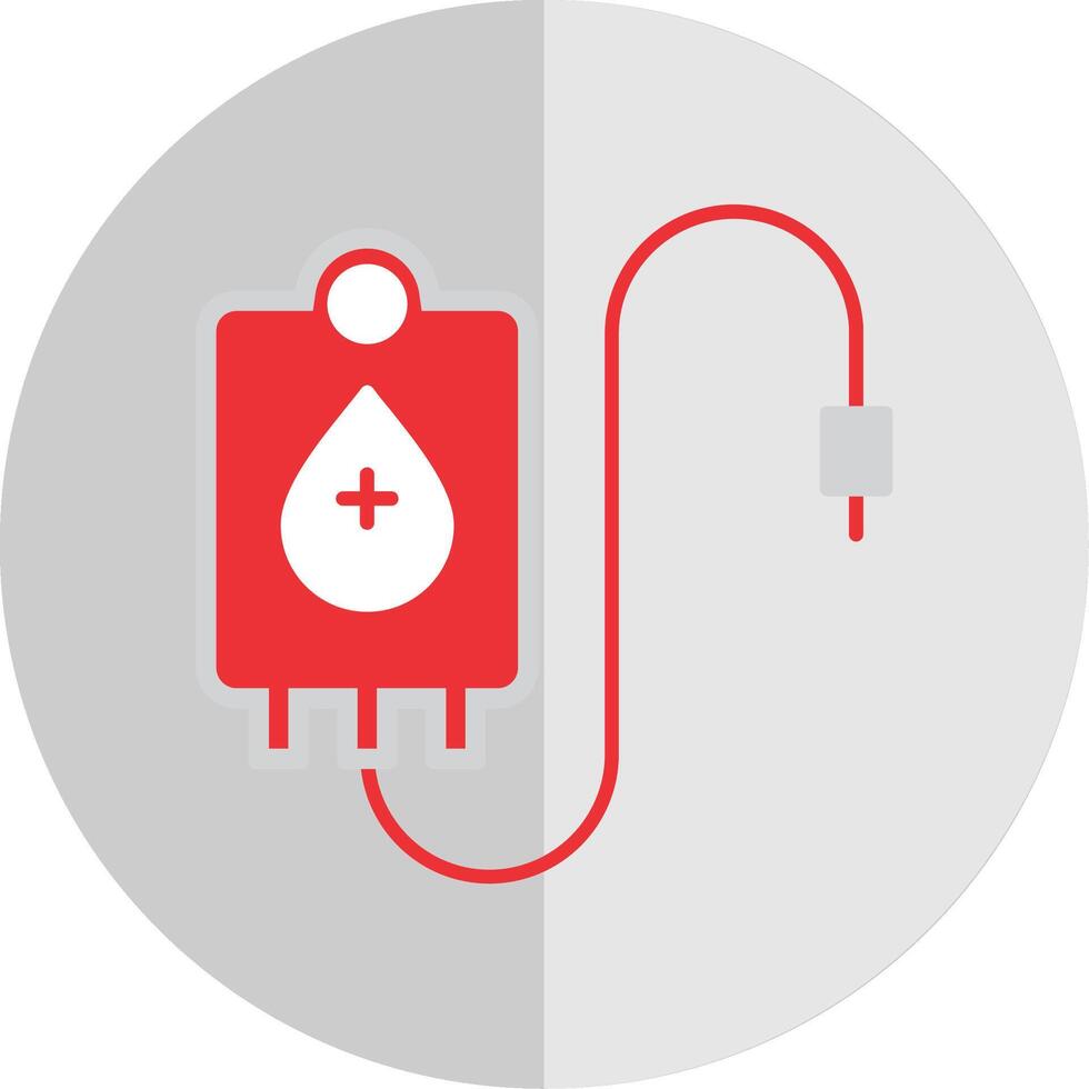 Blood Bag Flat Scale Icon vector