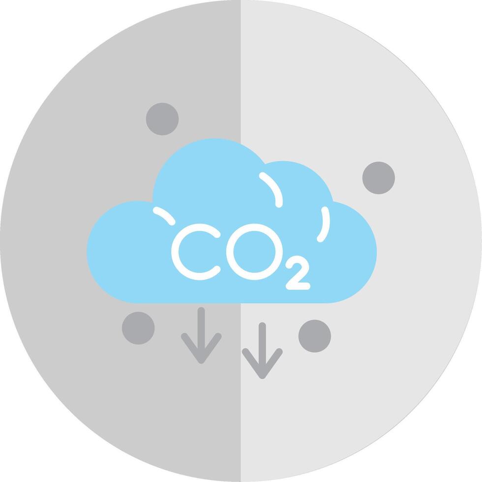 Co2 Flat Scale Icon vector