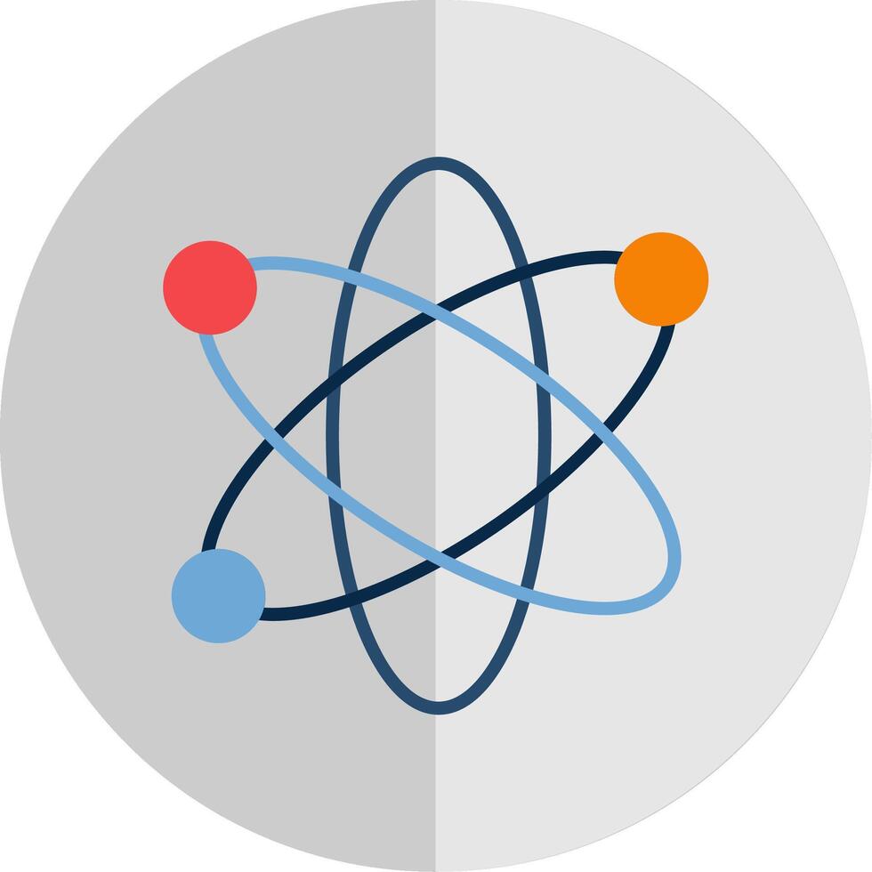 Nucleus Flat Scale Icon vector