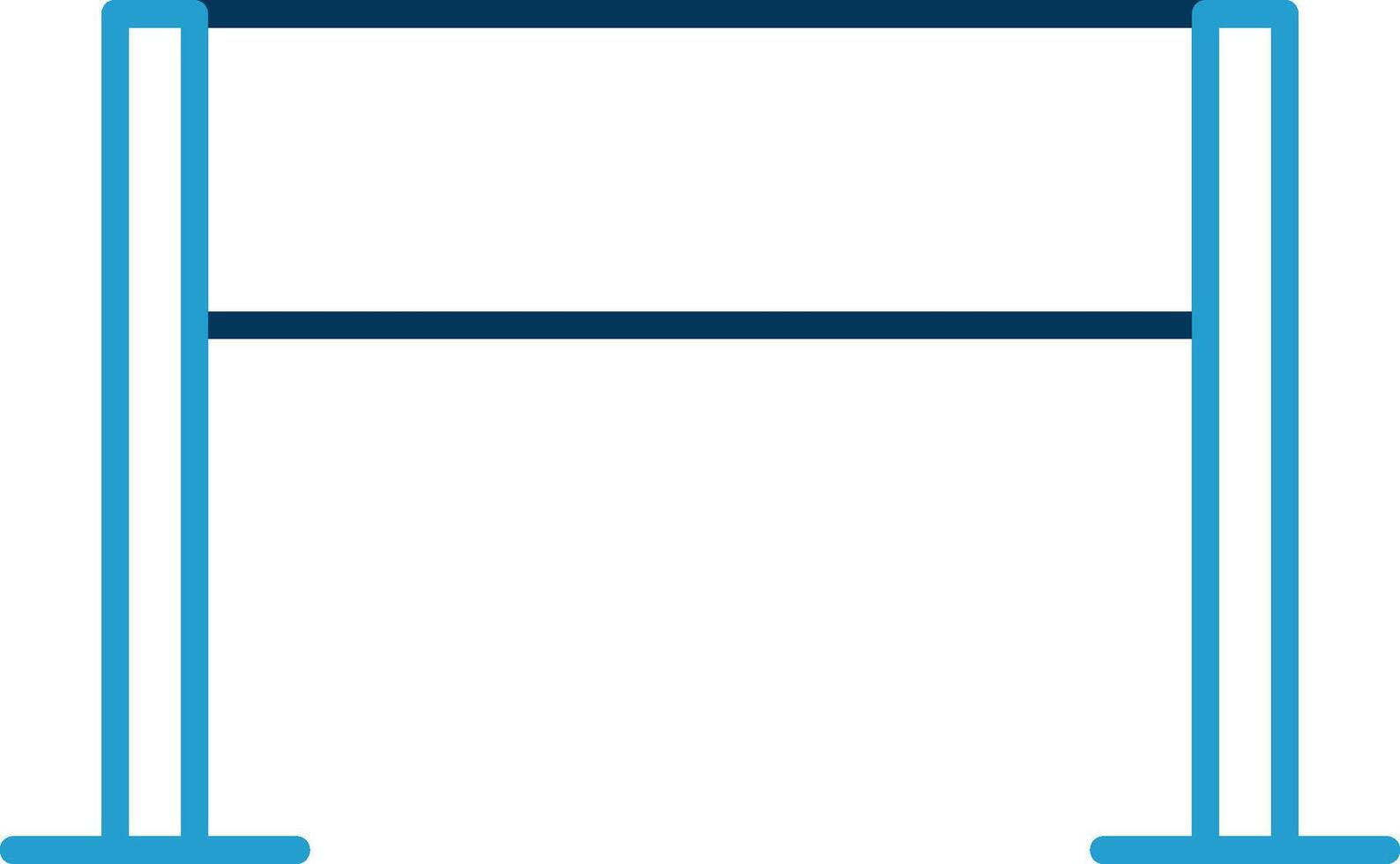 Gameplay Line Blue Two Color Icon vector