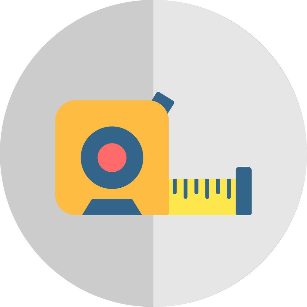 Measuring Flat Scale Icon vector