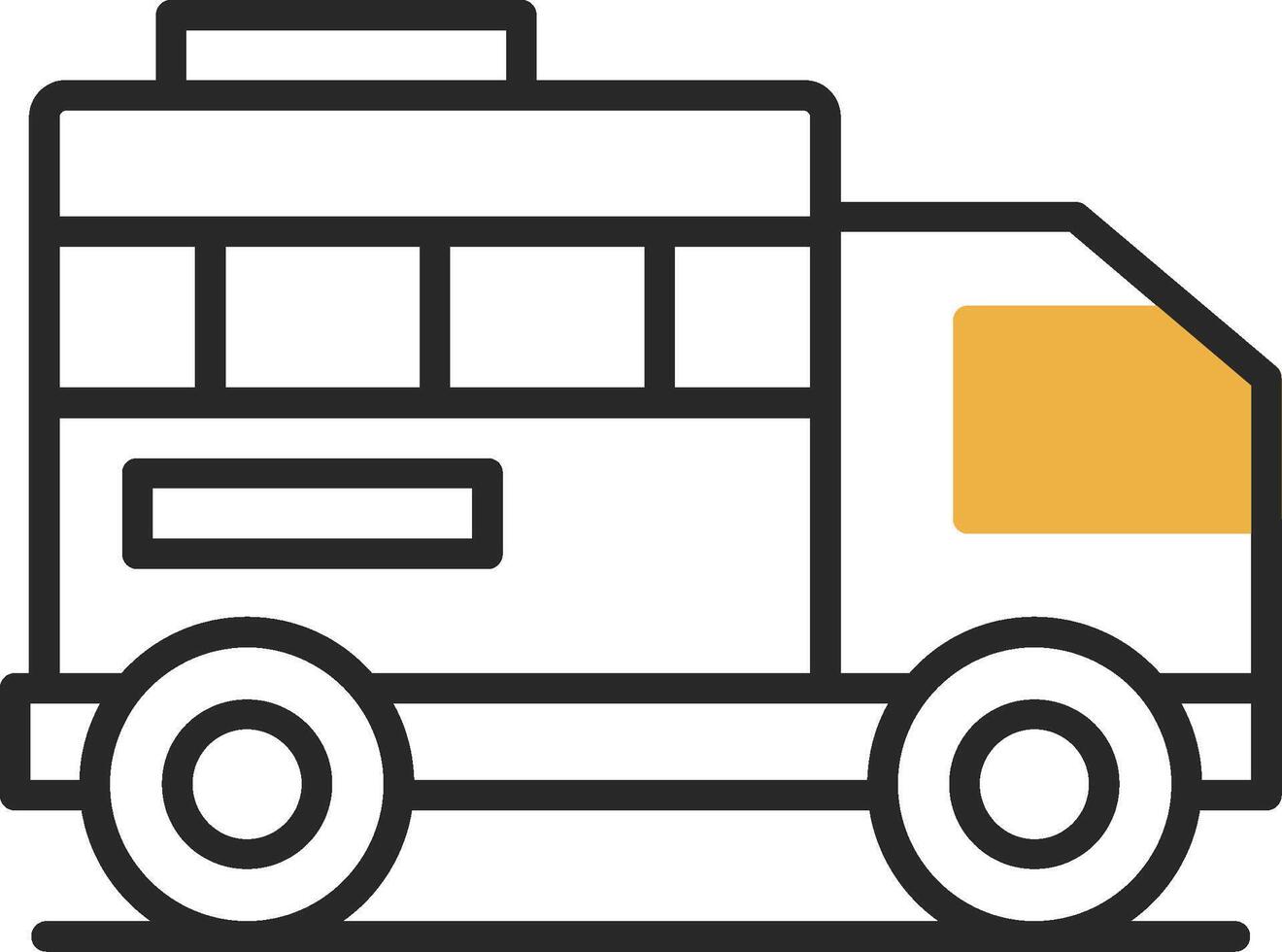 Land Transportation Skined Filled Icon vector