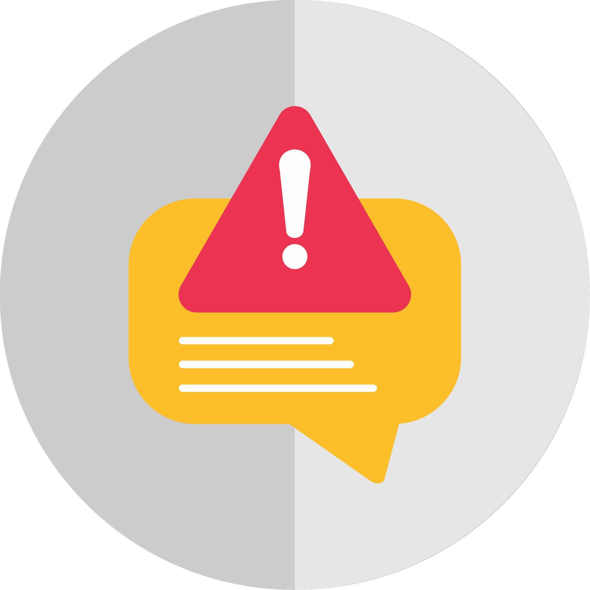 Error Message Flat Scale Icon 42935449 Vector Art at Vecteezy
