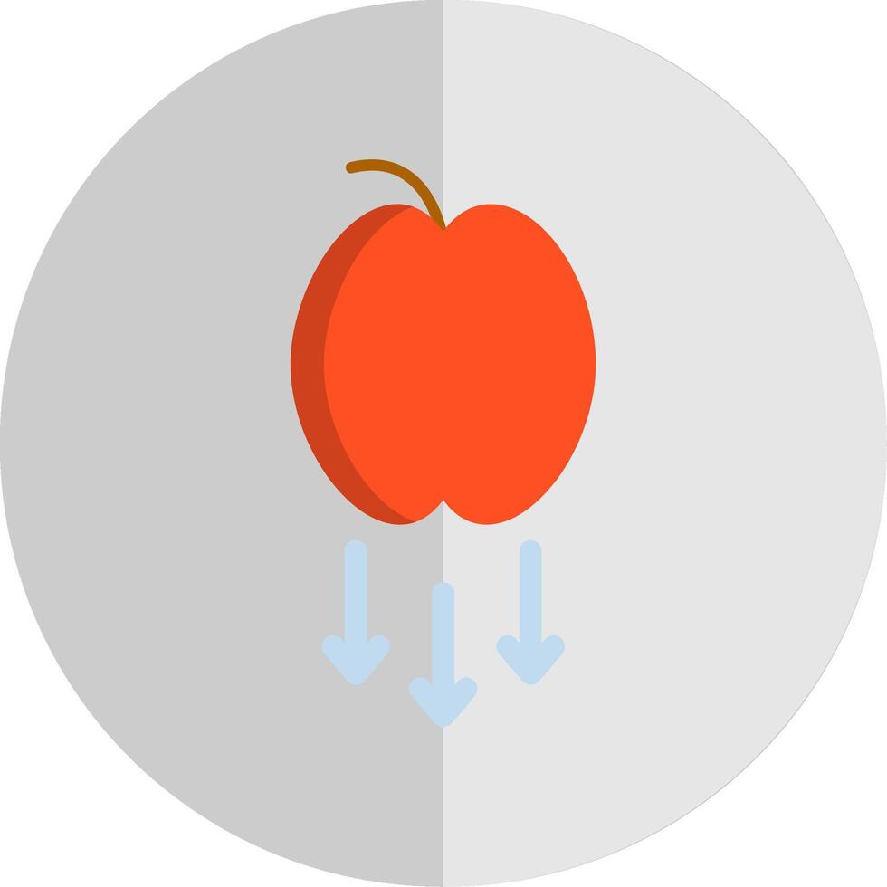 Gravity Flat Scale Icon vector