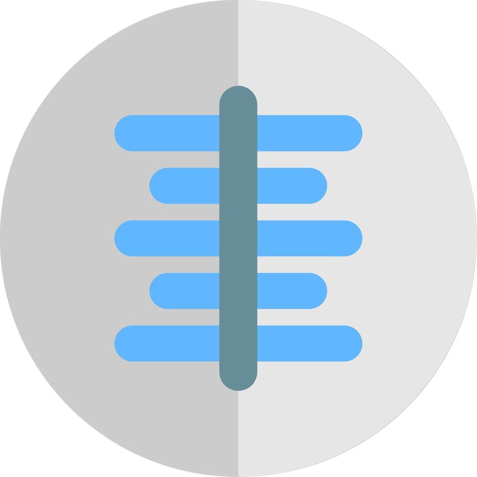 Center Align Flat Scale Icon vector