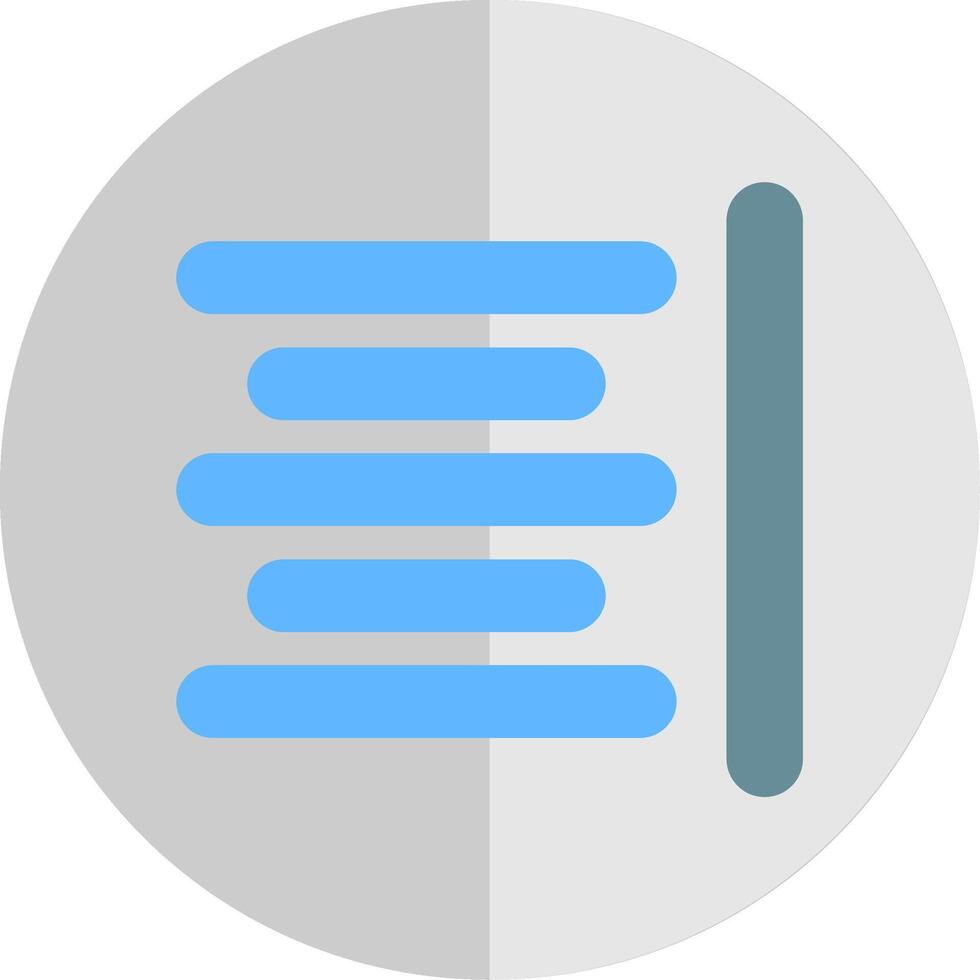 Horizontal Align Flat Scale Icon vector