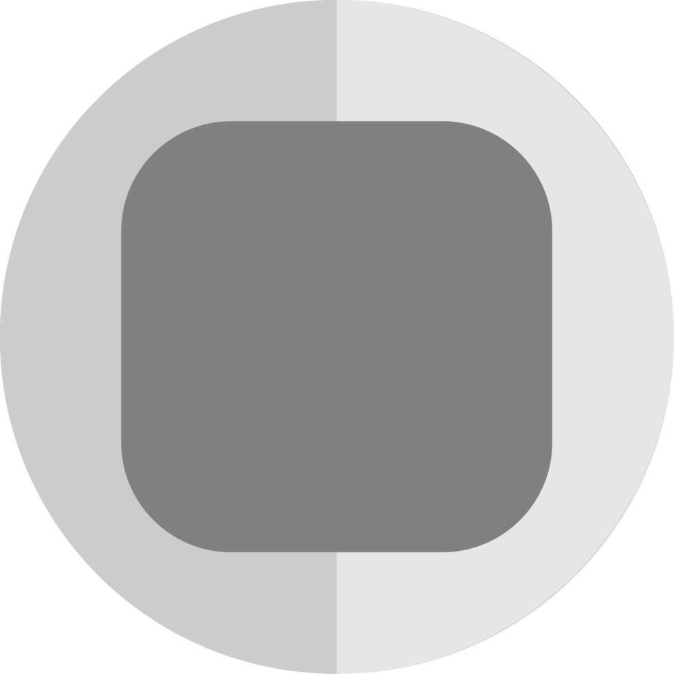 Round Corner Flat Scale Icon vector