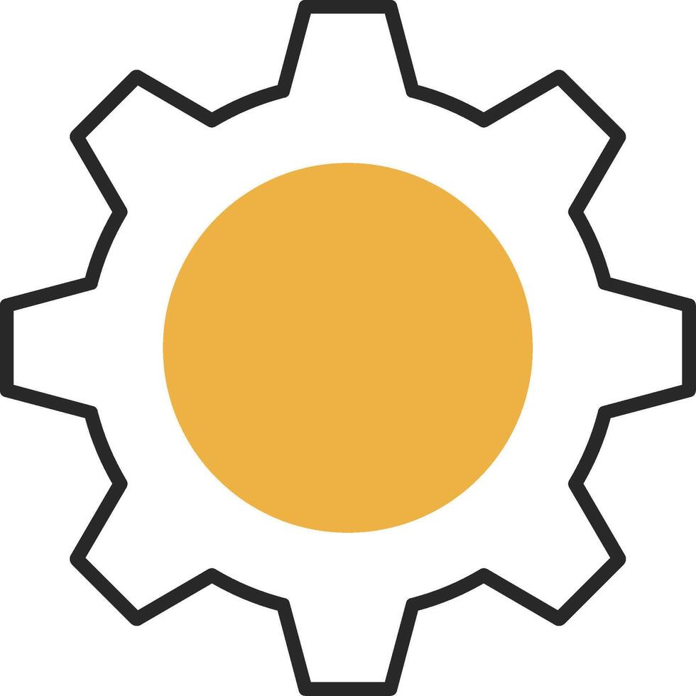 Optimization Skined Filled Icon vector
