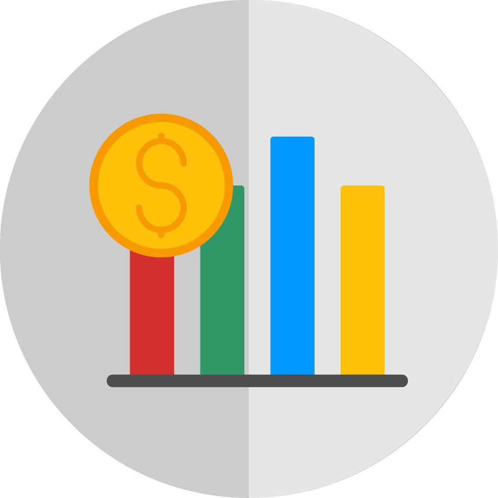 Sales Flat Scale Icon vector
