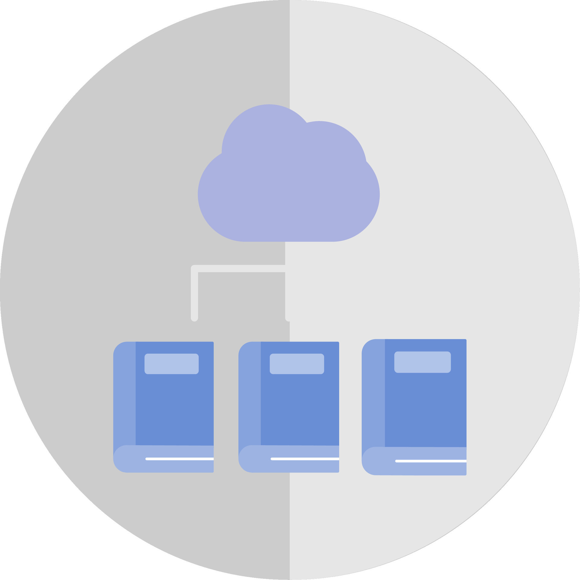 Digital Library Flat Scale Icon 42937672 Vector Art at Vecteezy