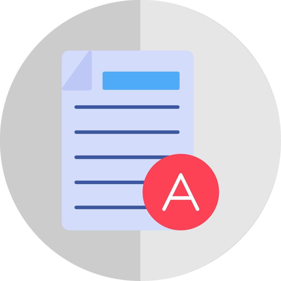 Grades Flat Scale Icon vector