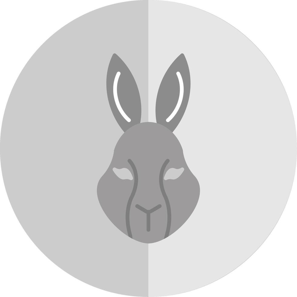 Rabbit Flat Scale Icon vector