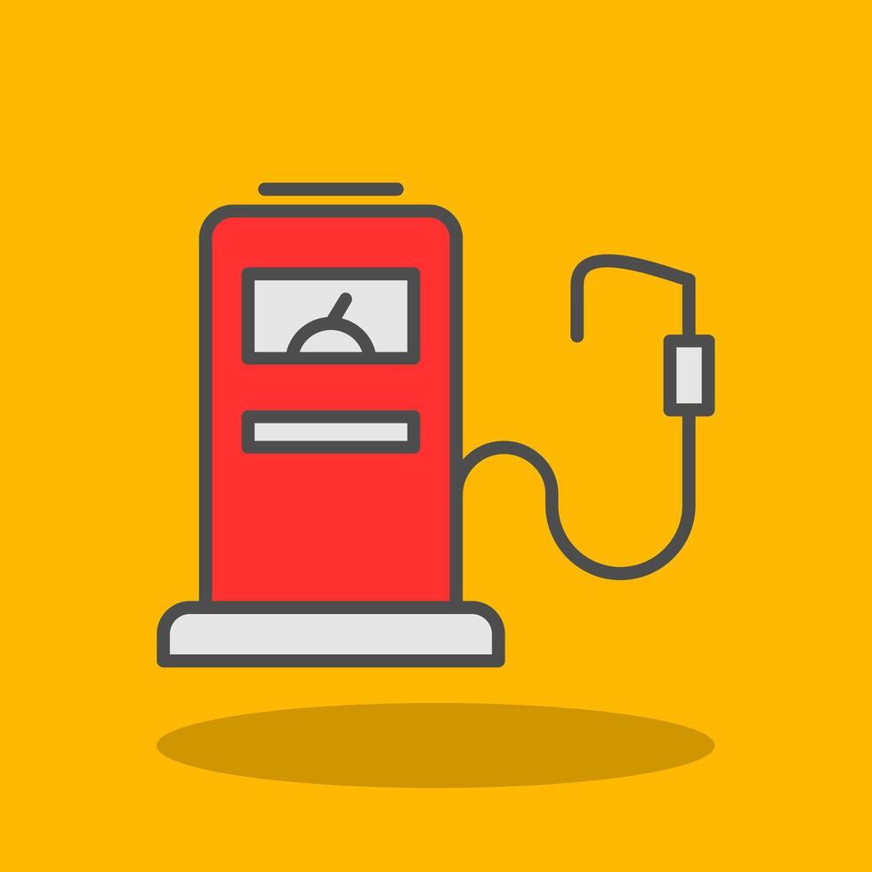 Gas Filled Shadow Icon vector