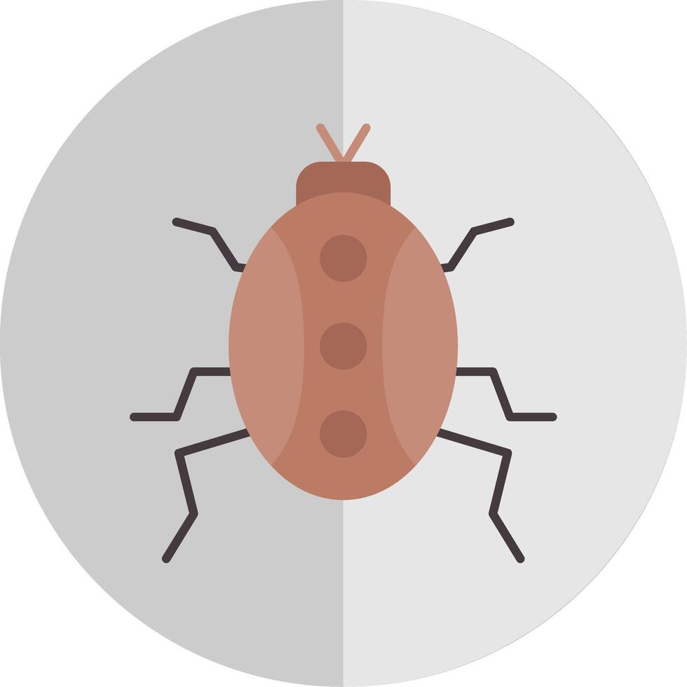 Bug Flat Scale Icon vector