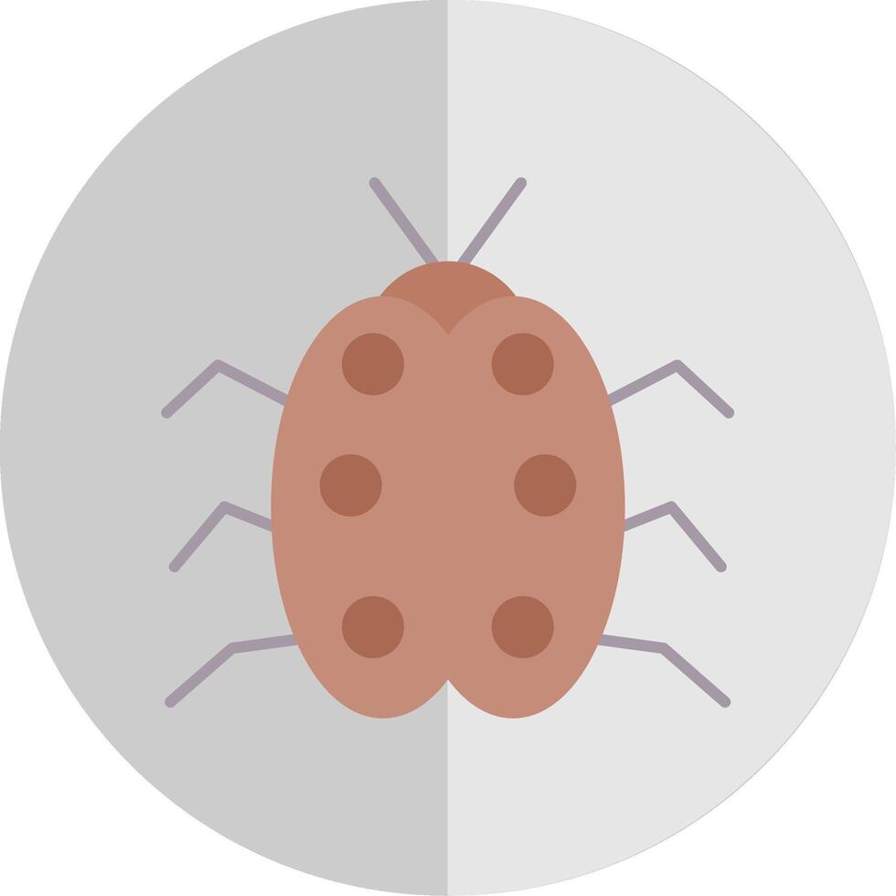 Bug Flat Scale Icon vector