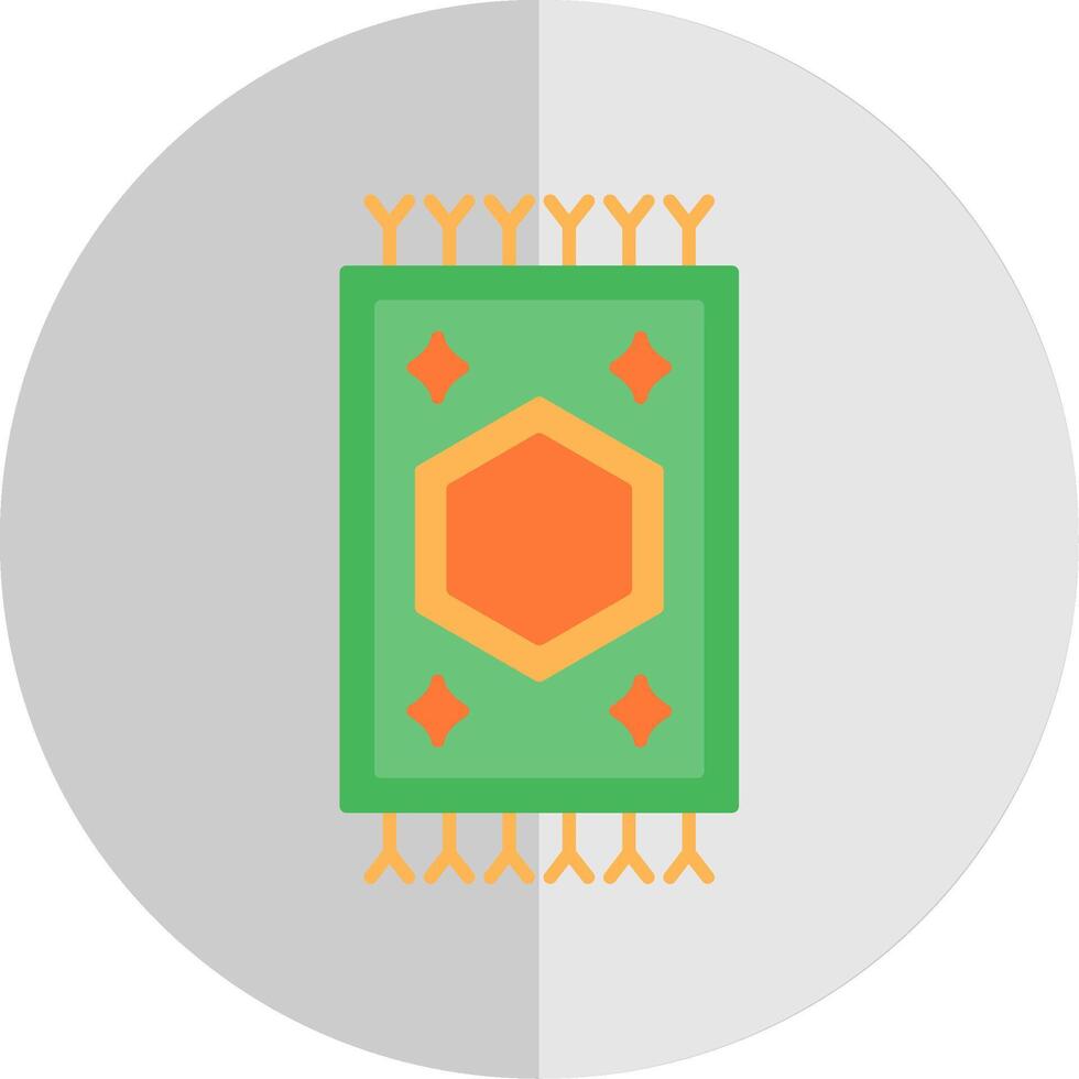 Carpet Flat Scale Icon vector