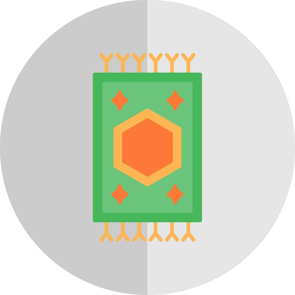 Carpet Flat Scale Icon vector