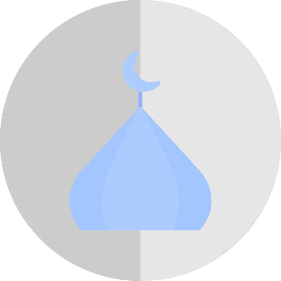 Mosque Domes Flat Scale Icon vector