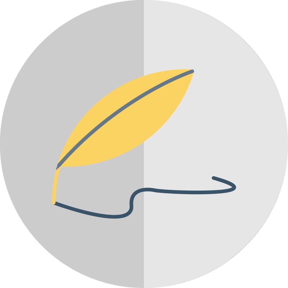 Quill Flat Scale Icon vector