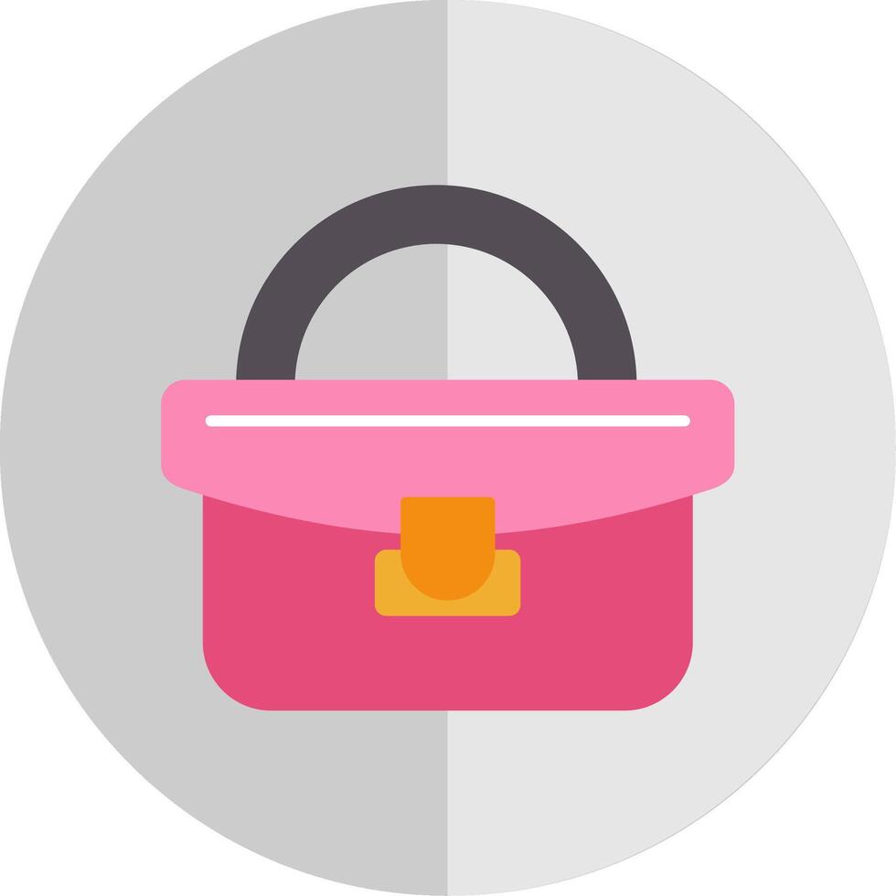 Handbag Flat Scale Icon vector