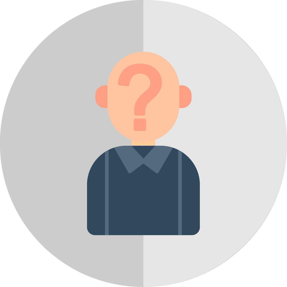 Suspect Flat Scale Icon vector