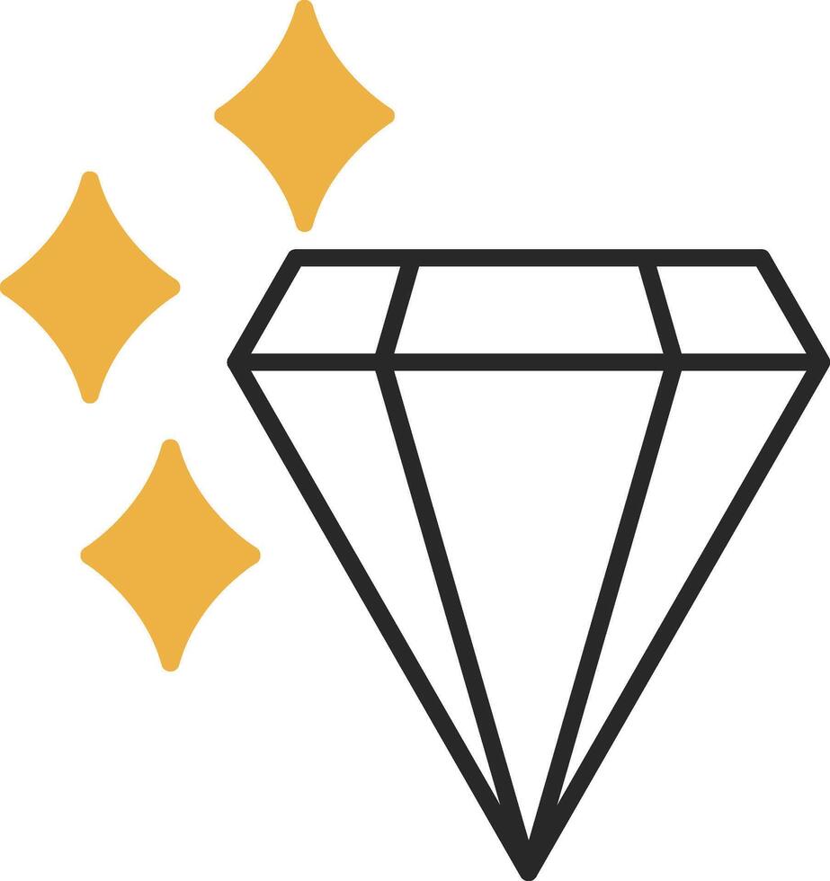 Value Skined Filled Icon vector