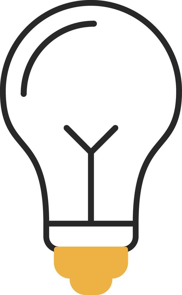 Insight Skined Filled Icon vector