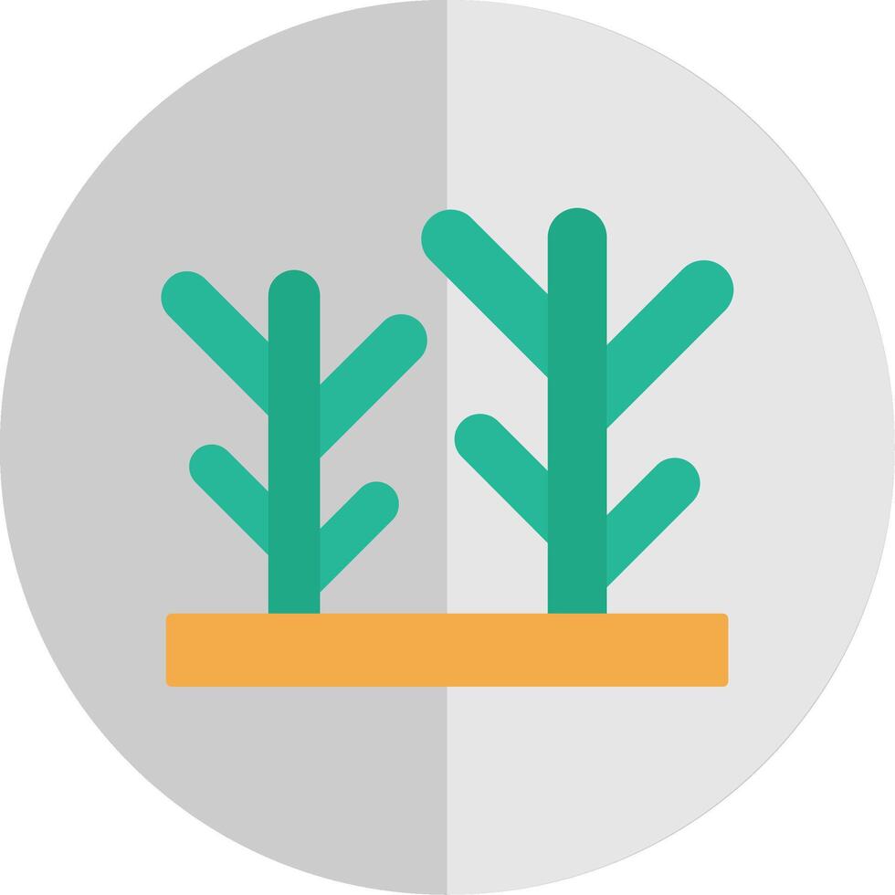 Coral Flat Scale Icon vector