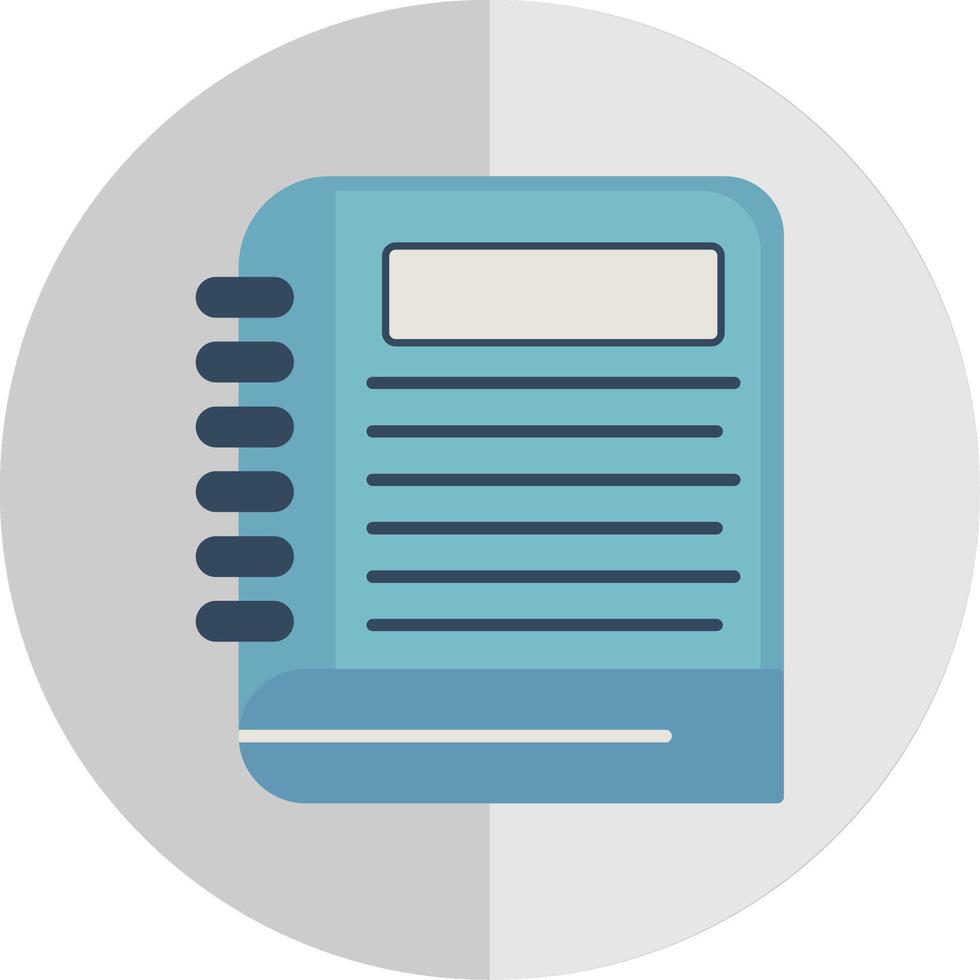 Notebook Flat Scale Icon 42941747 Vector Art at Vecteezy