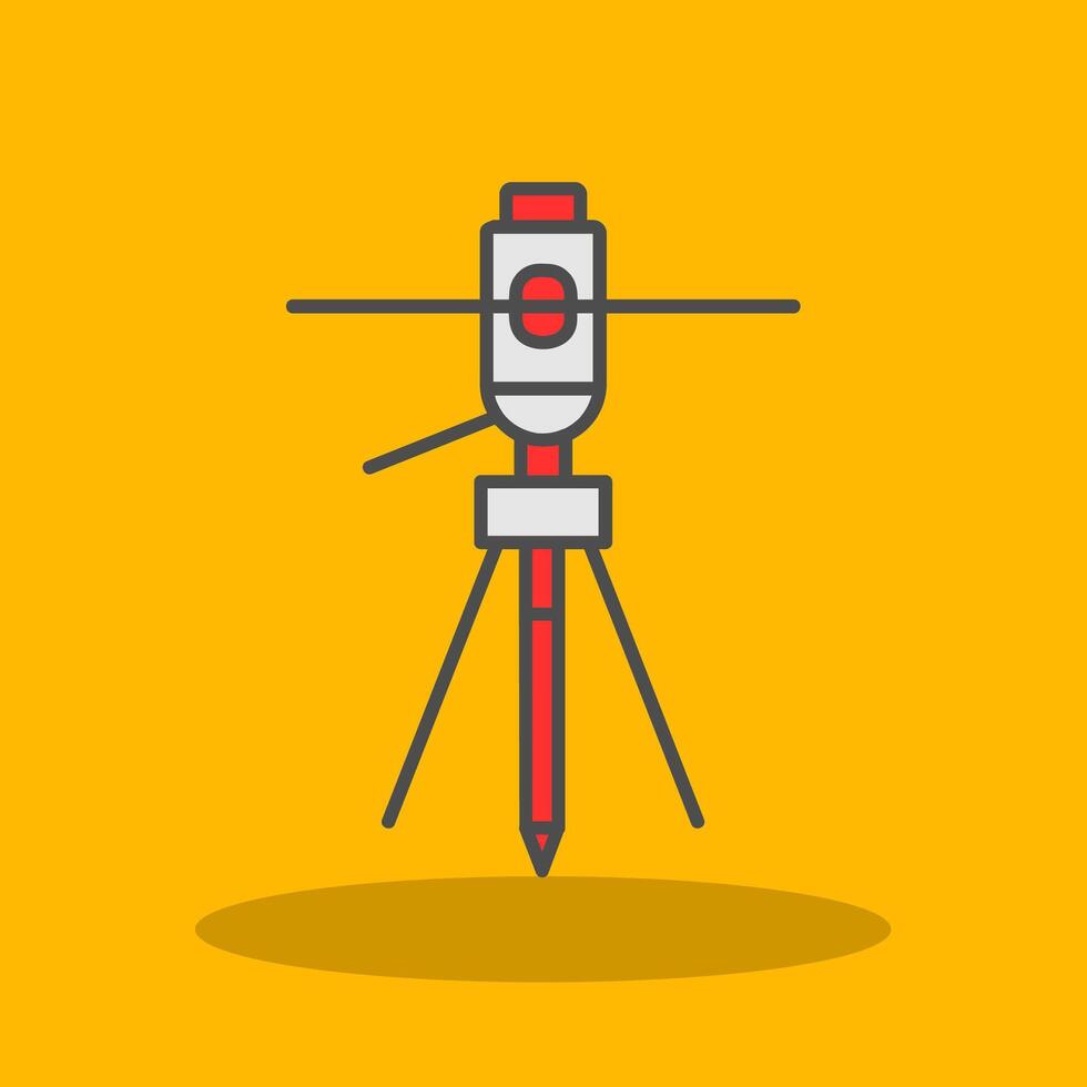 Lasers Filled Shadow Icon vector