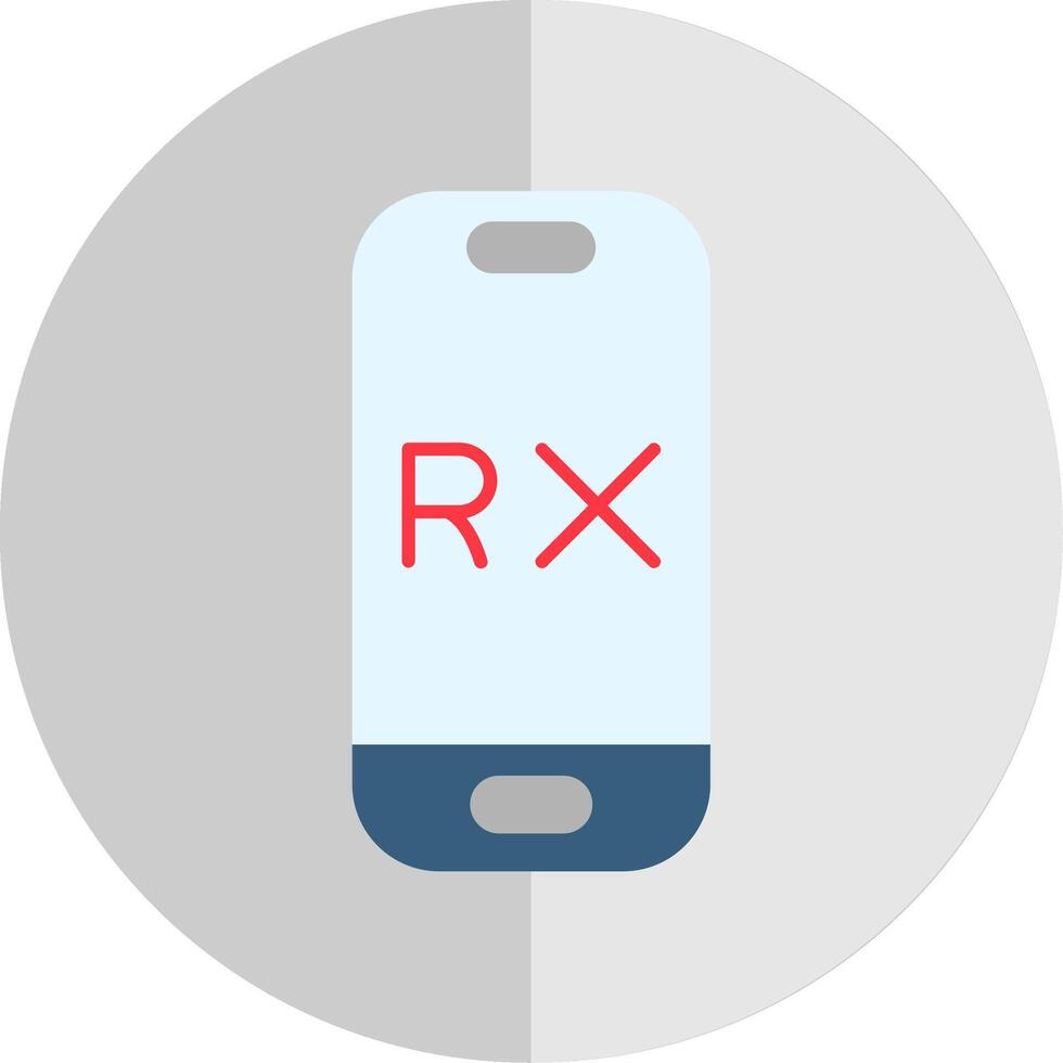 Rx Flat Scale Icon vector