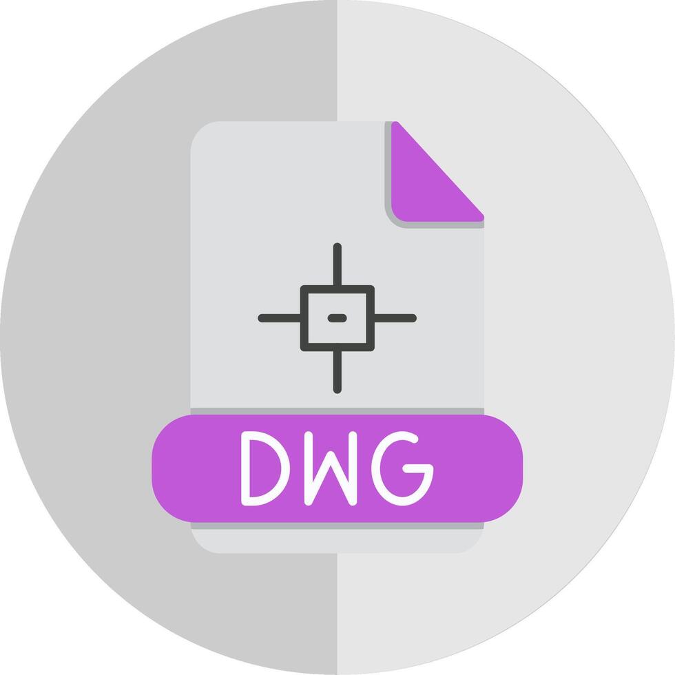 Dwg Flat Scale Icon vector
