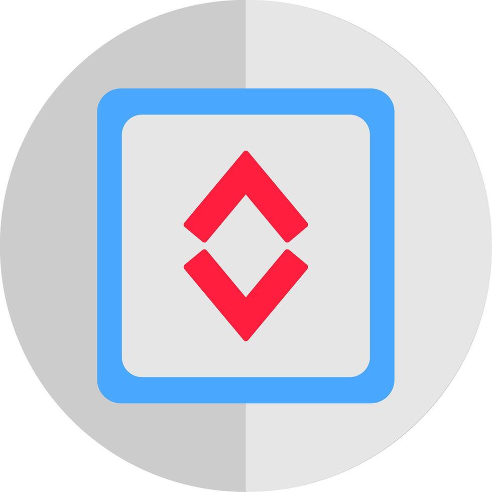 Up Down Flat Scale Icon vector