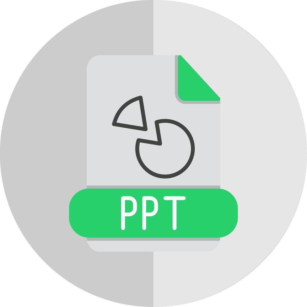 Ppt Flat Scale Icon vector