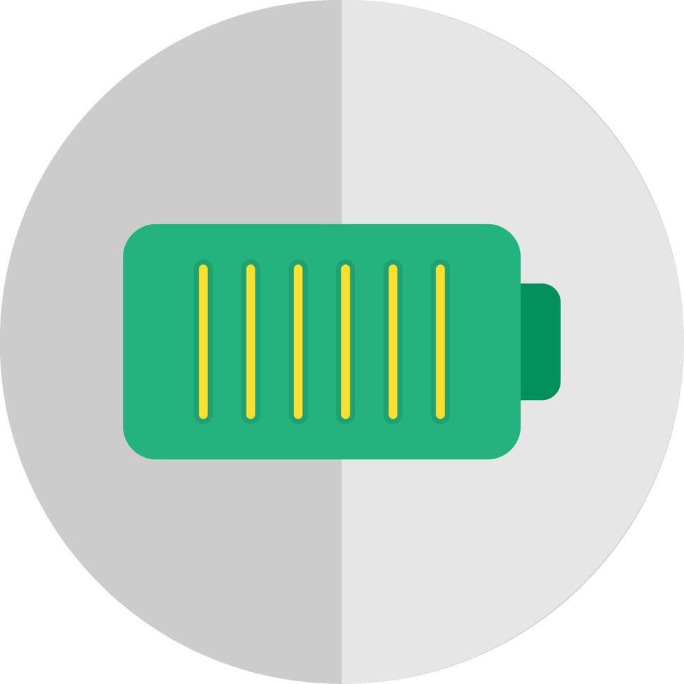 Battery Flat Scale Icon vector