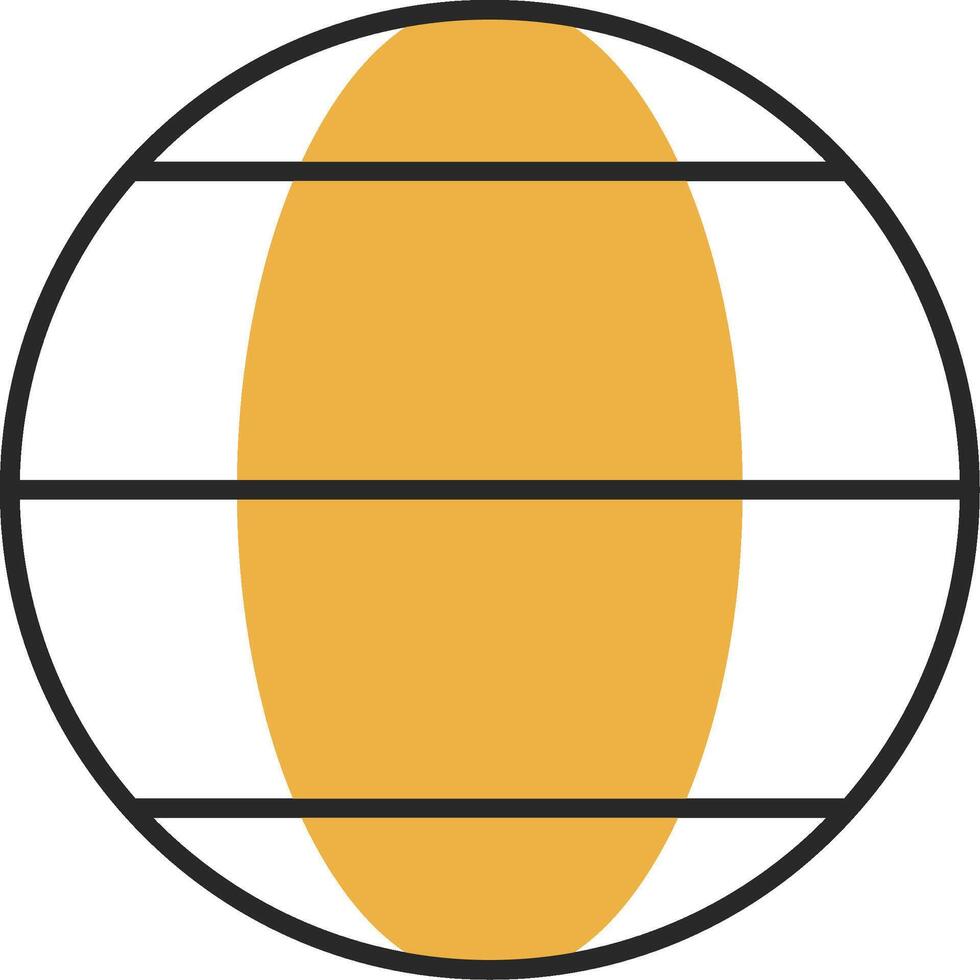 World Skined Filled Icon vector