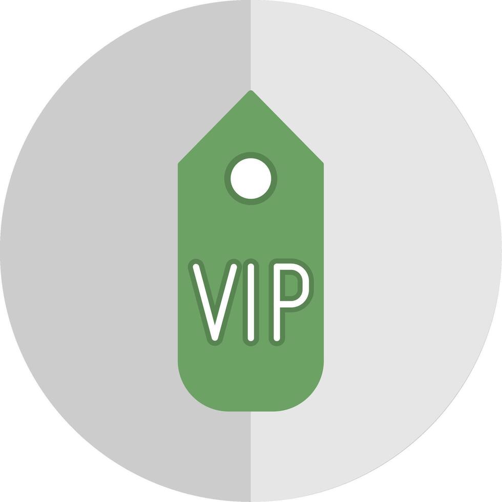 VIP pasar plano escala icono vector