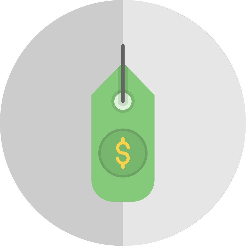 Dollar Sign Flat Scale Icon vector