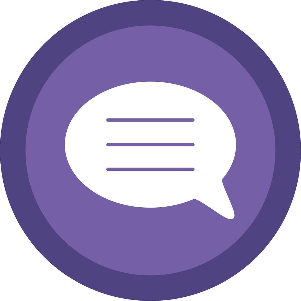 Conversation Glyph Multi Circle Icon vector