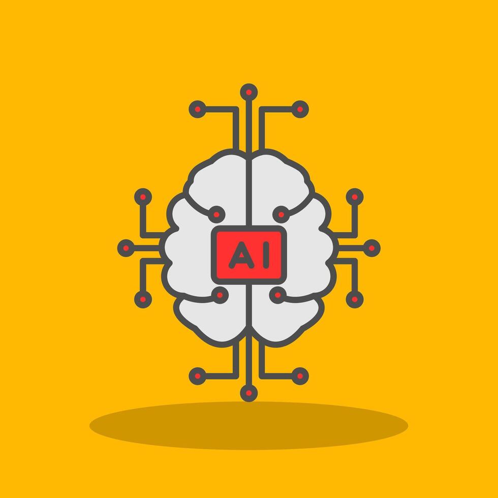 Artificial Intelligence Filled Shadow Icon 42946496 Vector Art at Vecteezy