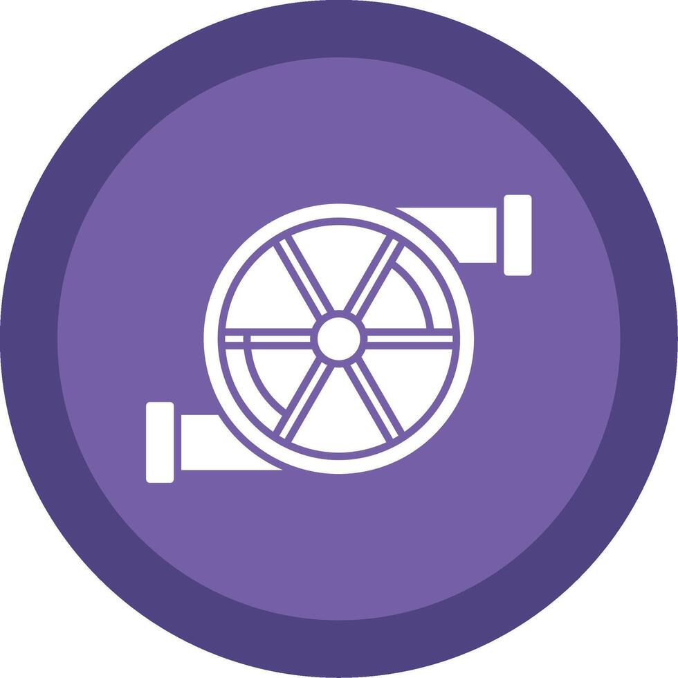 Turbo Glyph Multi Circle Icon vector