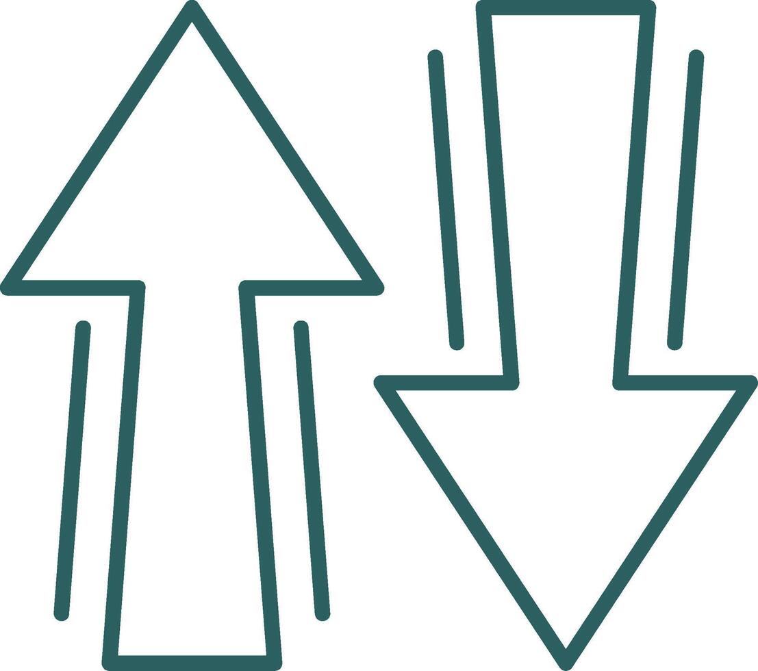 Sign Line Gradient Round Corner Icon vector