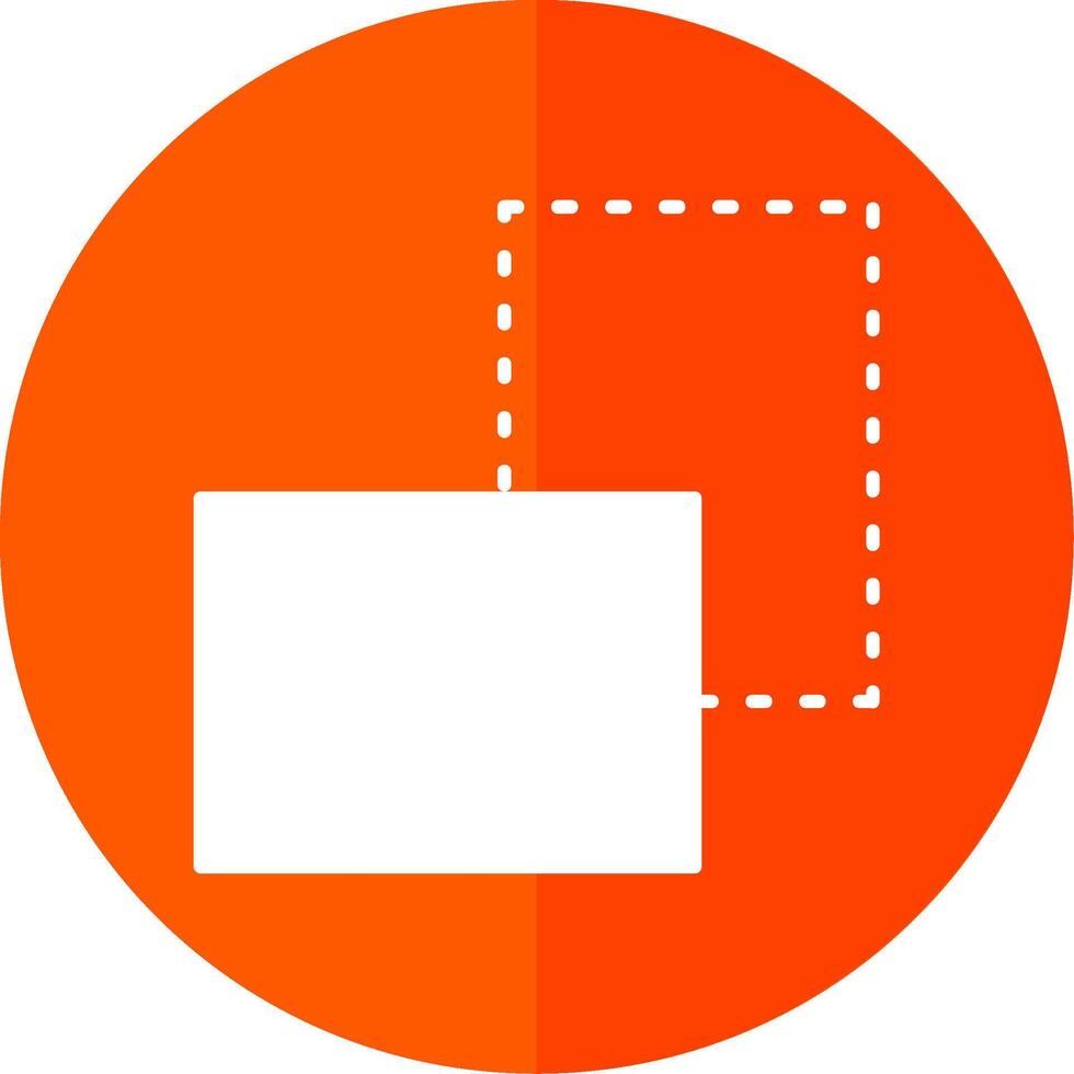 Transform Glyph Red Circle Icon vector