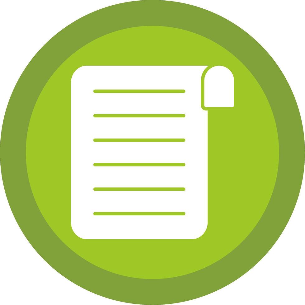 Document Glyph Multi Circle Icon vector