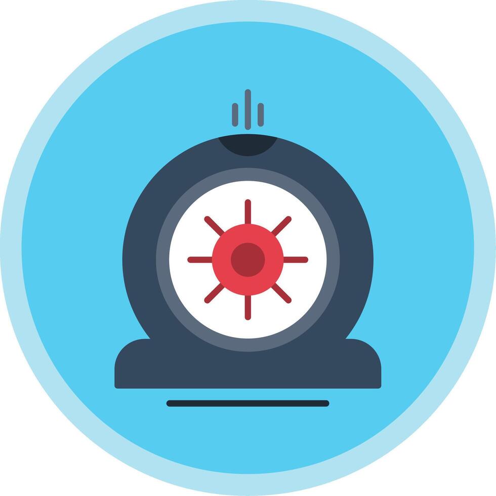 Flat Tire Flat Multi Circle Icon vector