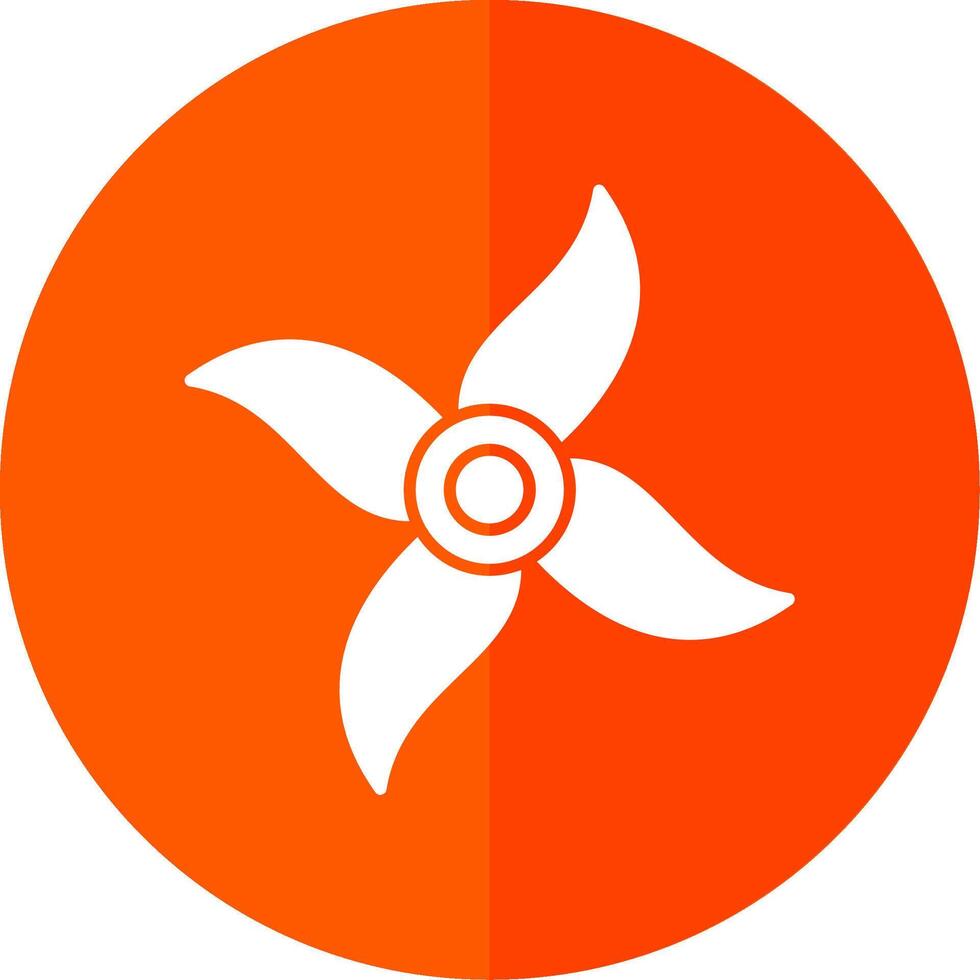 Ixora Glyph Red Circle Icon vector