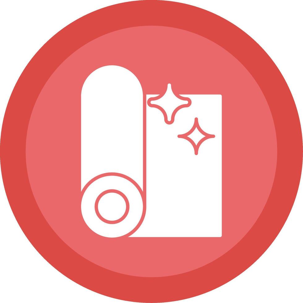 Fabric Glyph Multi Circle Icon vector